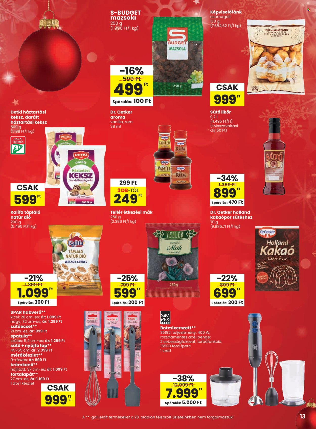 SPAR akciós újságok - 2025.12.04 - 2025.12.10. Oldal 13