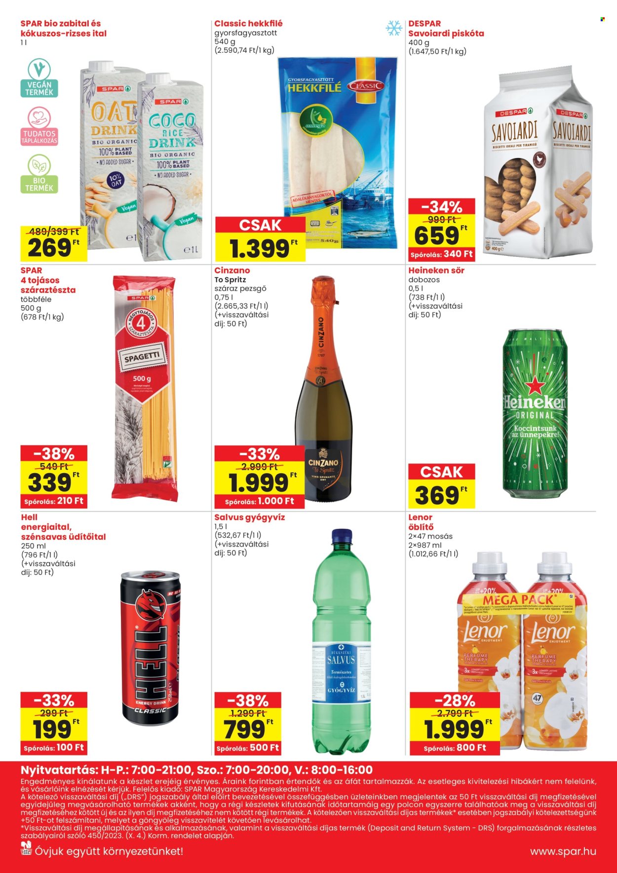 SPAR Szupermarket akciós újságok - 2025.12.04 - 2025.12.10. Oldal 2