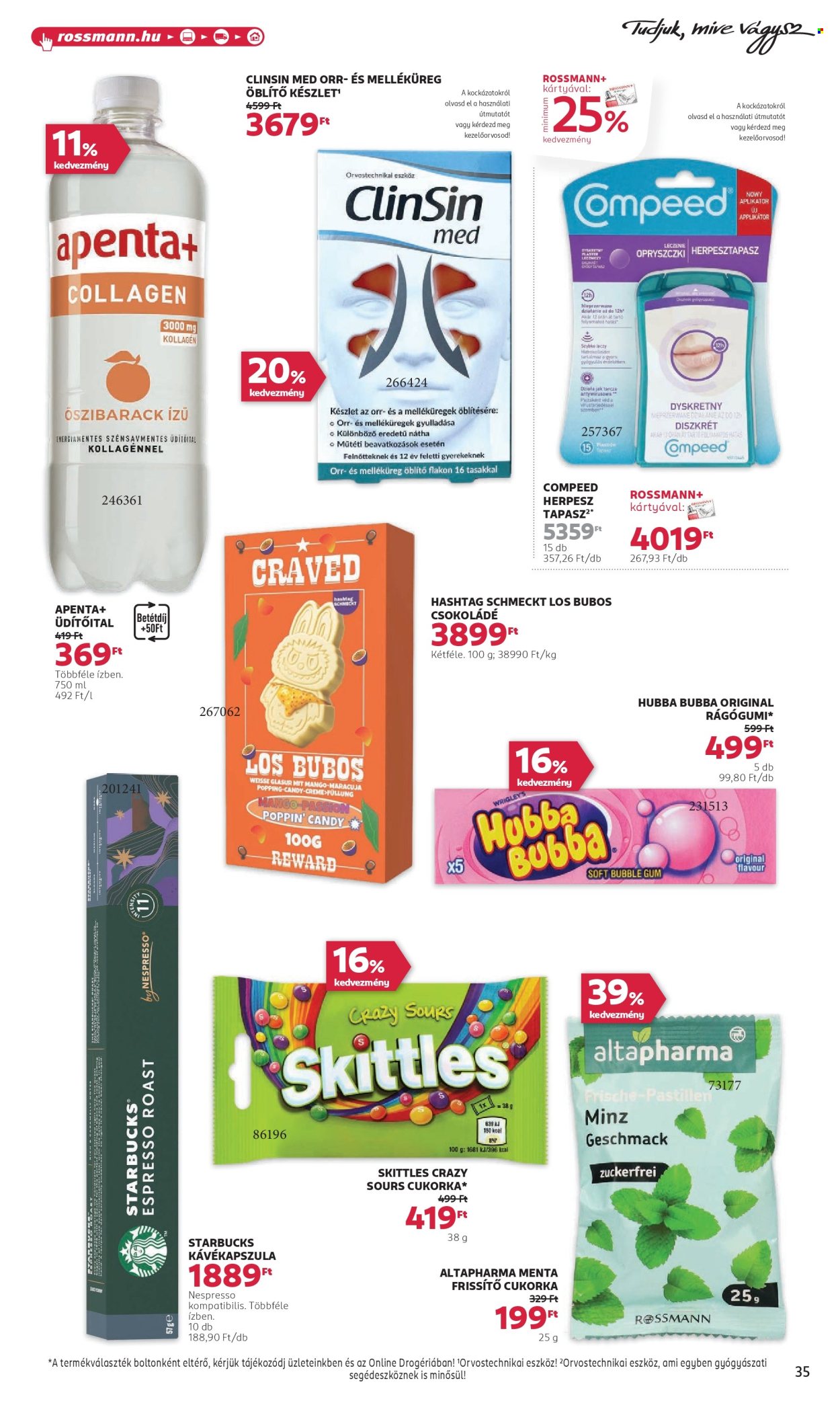 Rossmann akciós újságok - 2025.12.01 - 2025.12.12. Oldal 39