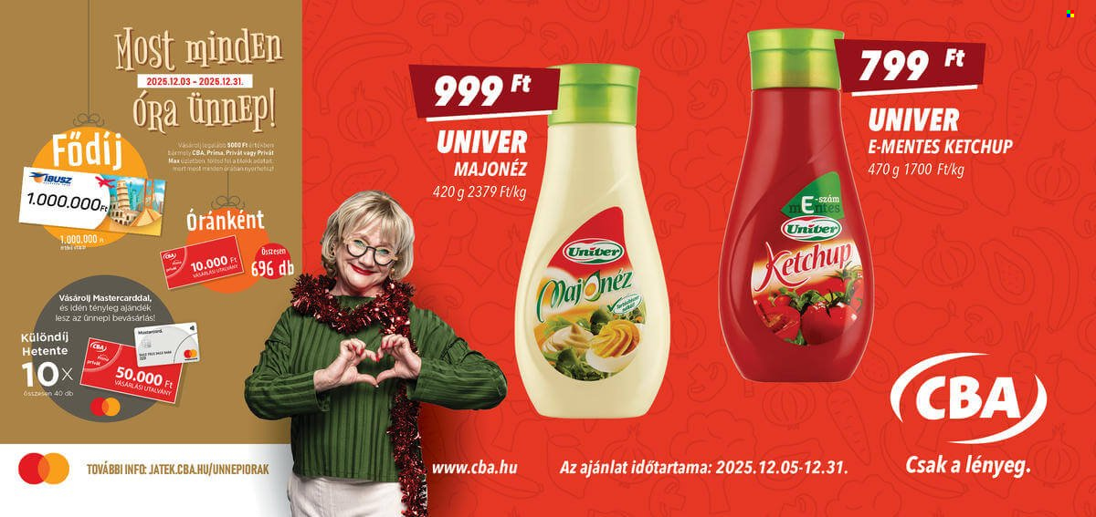 CBA akciós újságok - 2025.12.05 - 2025.12.31. Oldal 2