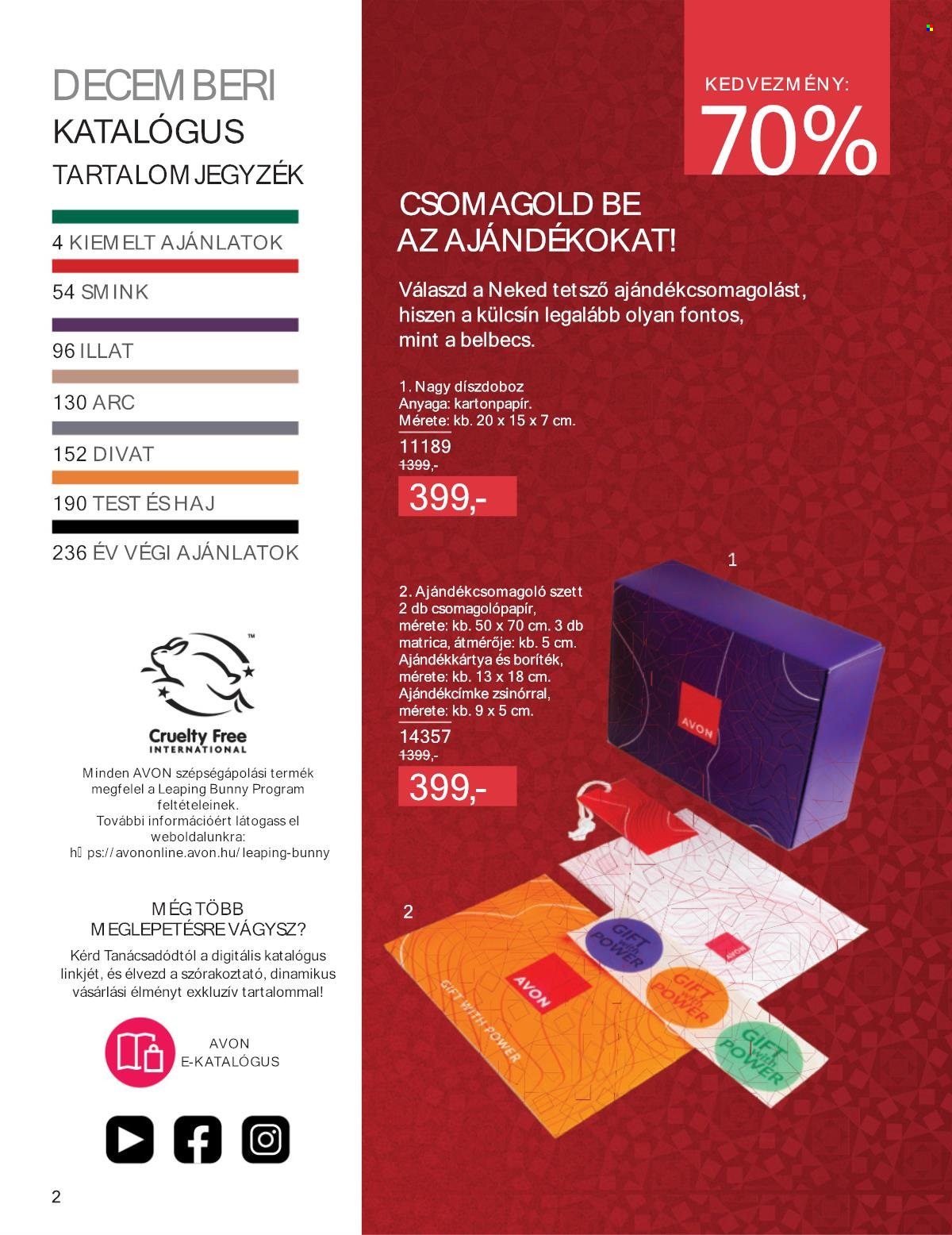 Avon akciós újságok - 2025.12.01 - 2025.12.31. Oldal 2