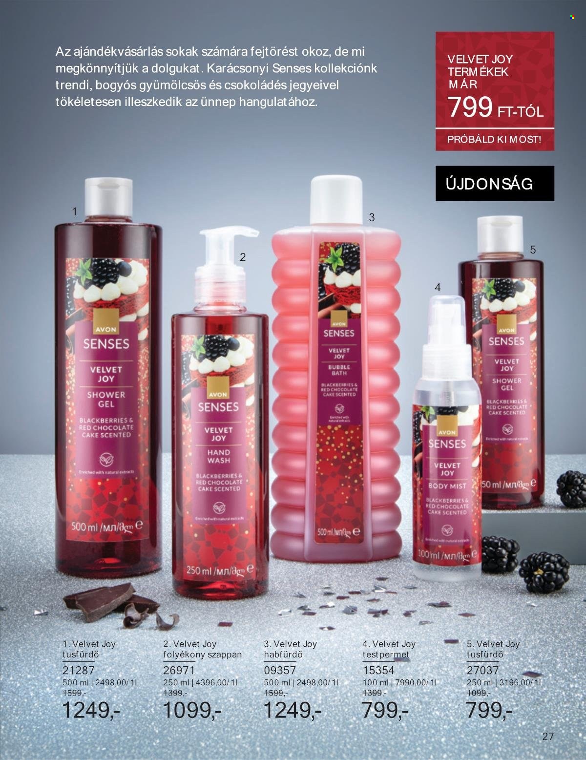 Avon akciós újságok - 2025.12.01 - 2025.12.31. Oldal 27