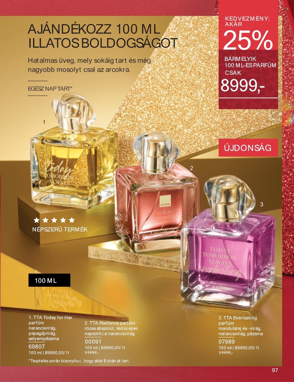 Avon akciós újságok - 2025.12.01 - 2025.12.31. Oldal 97