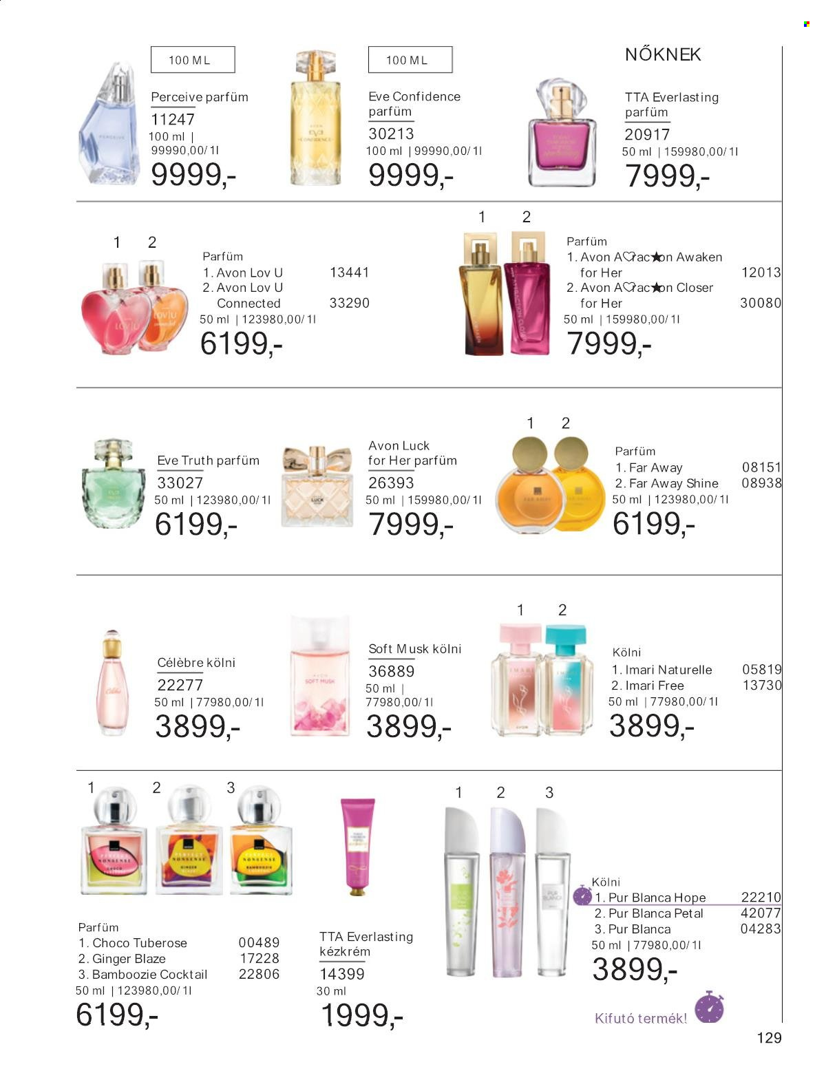 Avon akciós újságok - 2025.12.01 - 2025.12.31. Oldal 129