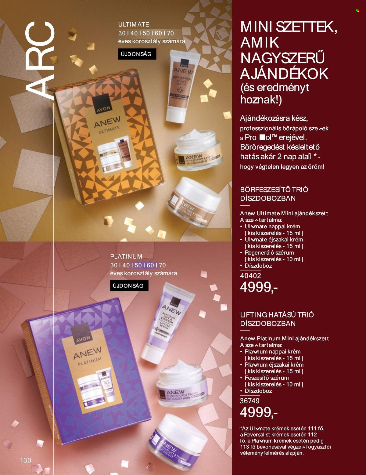 Avon akciós újságok - 2025.12.01 - 2025.12.31. Oldal 130