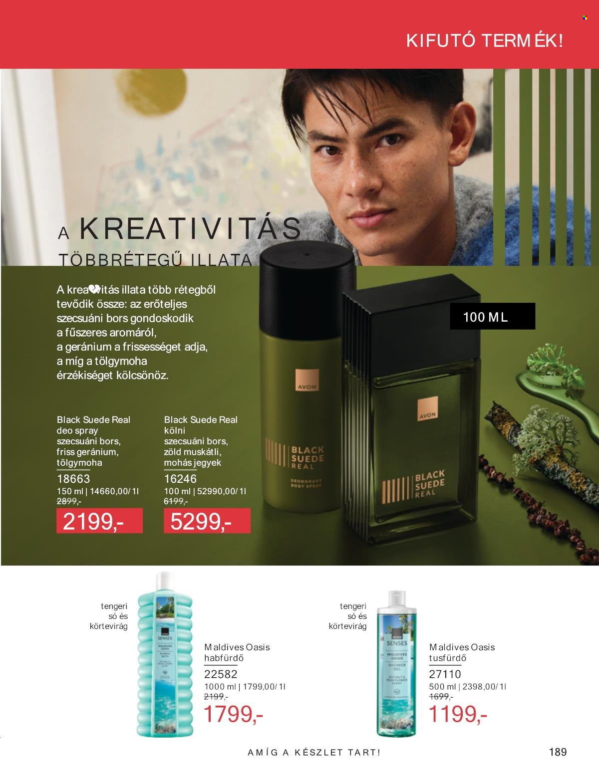 Avon akciós újságok - 2025.12.01 - 2025.12.31. Oldal 189
