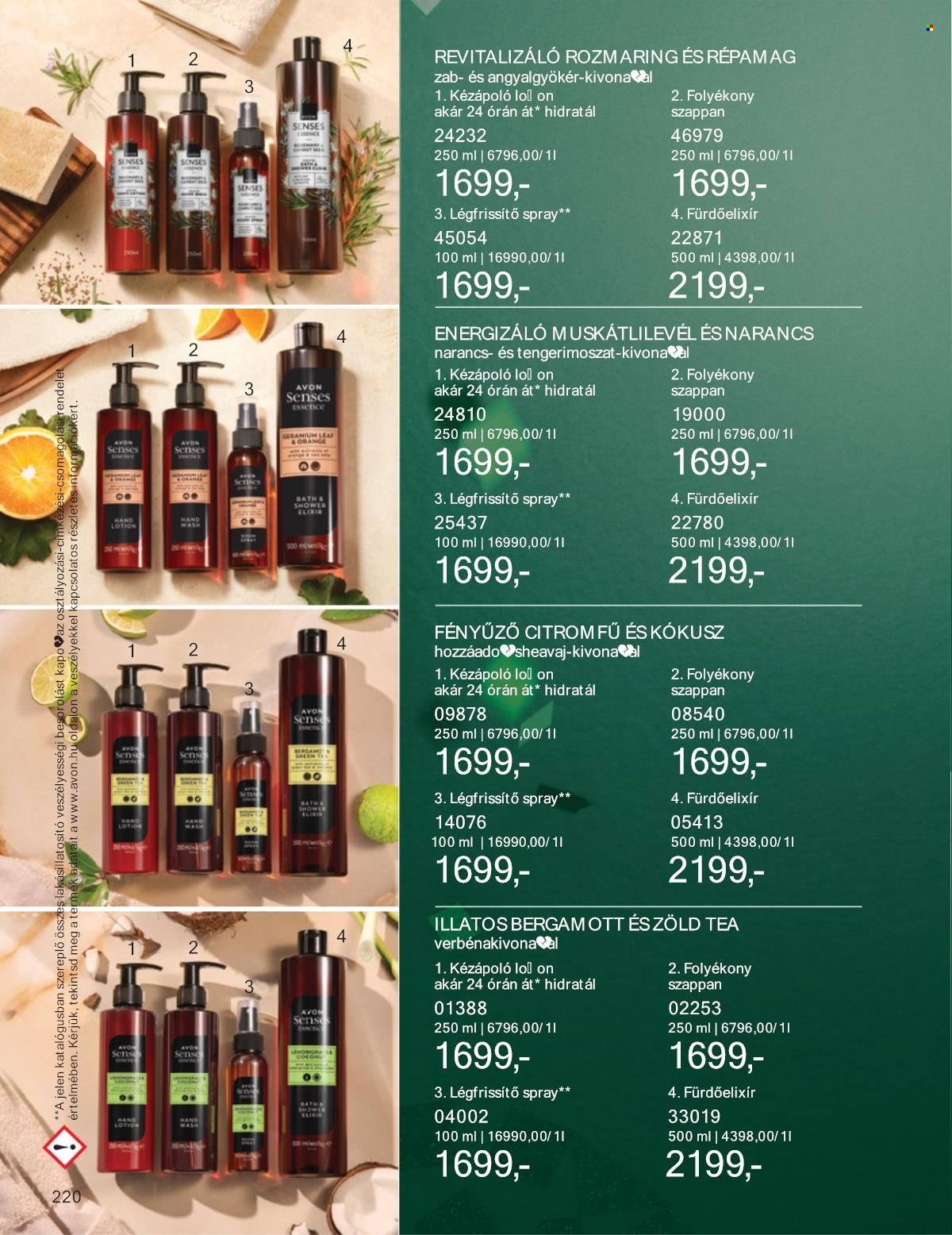 Avon akciós újságok - 2025.12.01 - 2025.12.31. Oldal 220