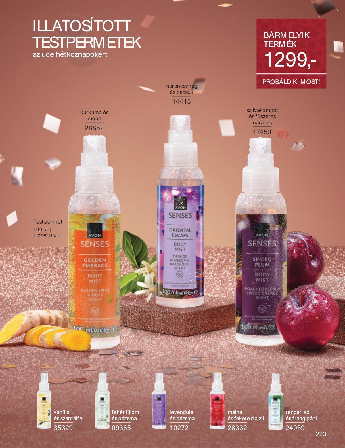 Avon akciós újságok - 2025.12.01 - 2025.12.31. Oldal 223