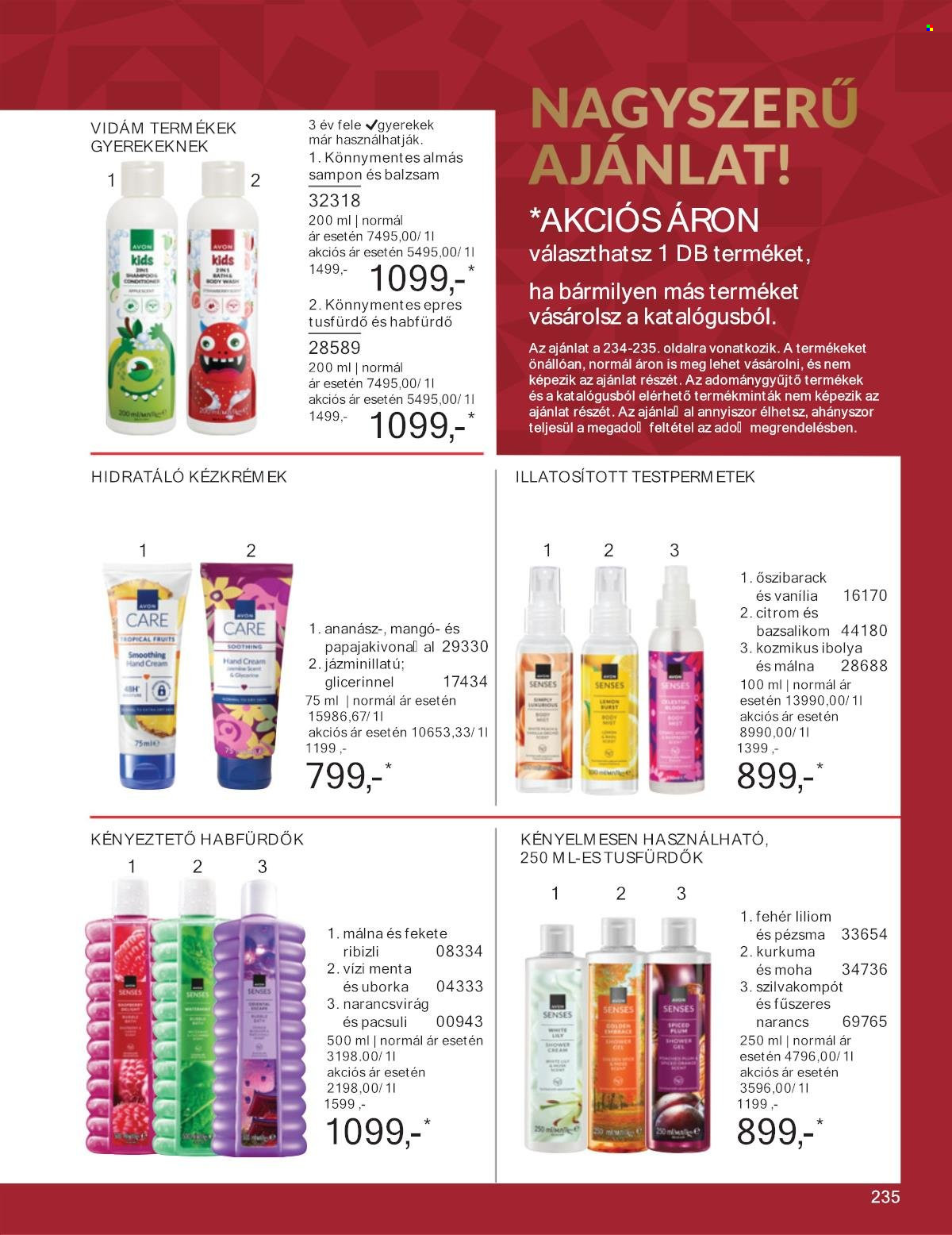 Avon akciós újságok - 2025.12.01 - 2025.12.31. Oldal 235