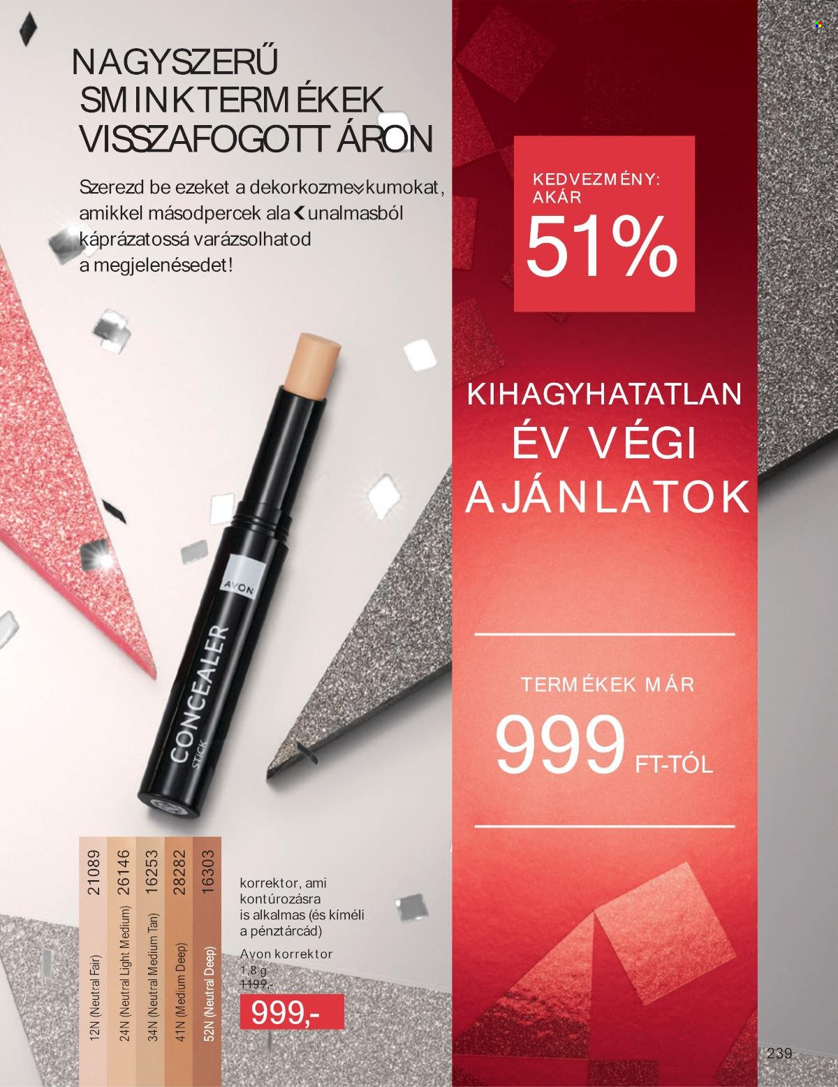 Avon akciós újságok - 2025.12.01 - 2025.12.31. Oldal 239