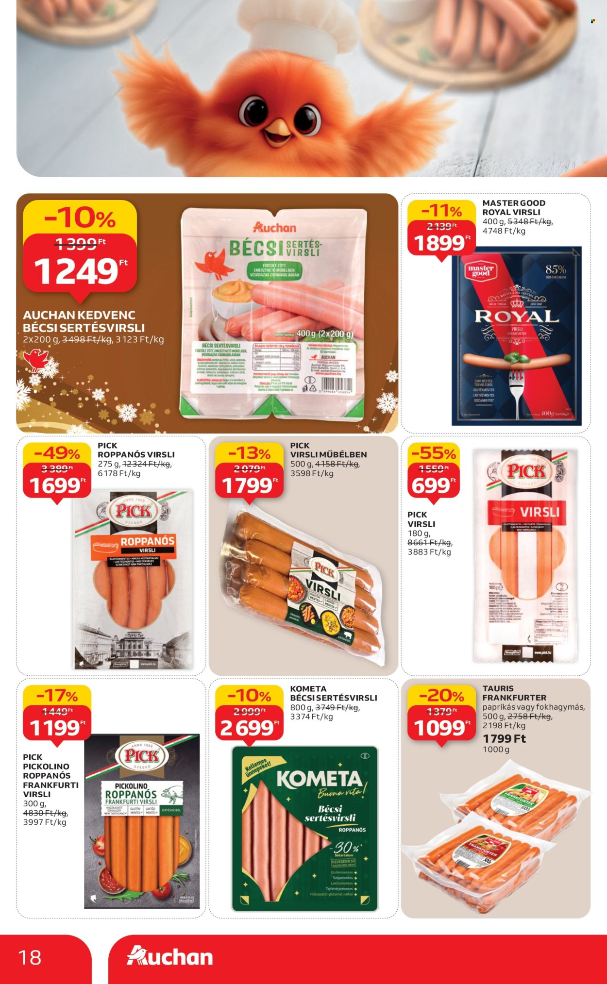 Auchan akciós újságok - 2025.12.04 - 2025.12.10. Oldal 18