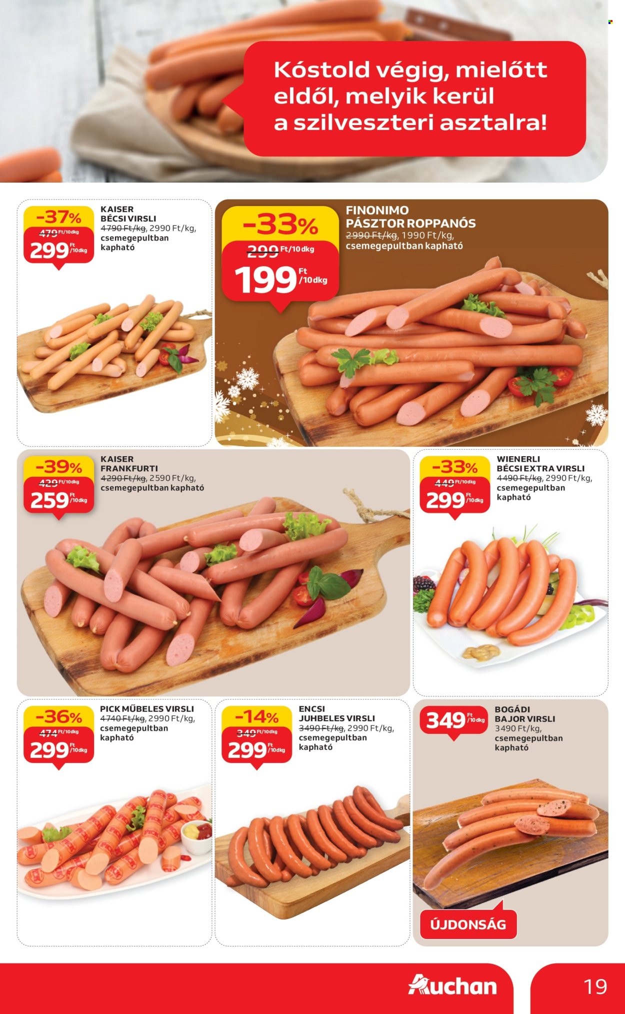 Auchan akciós újságok - 2025.12.04 - 2025.12.10. Oldal 19