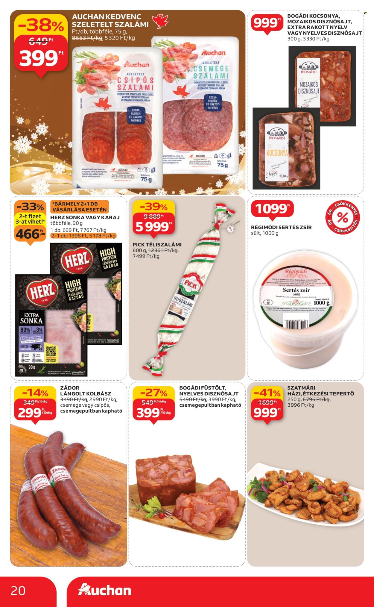 Auchan akciós újságok - 2025.12.04 - 2025.12.10. Oldal 20