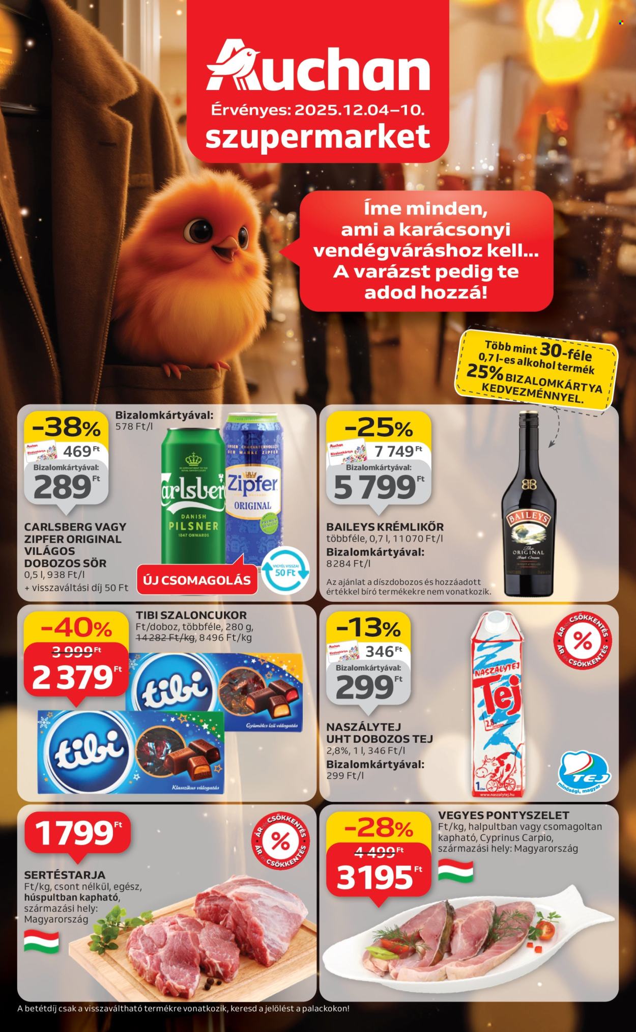 Auchan akciós újságok - 2025.12.04 - 2025.12.10. Oldal 1