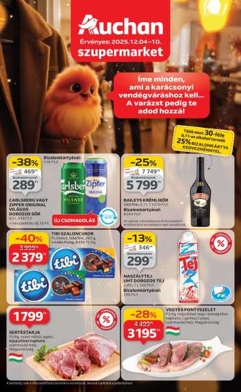 Újság Auchan - 2025.12.04 - 2025.12.10.