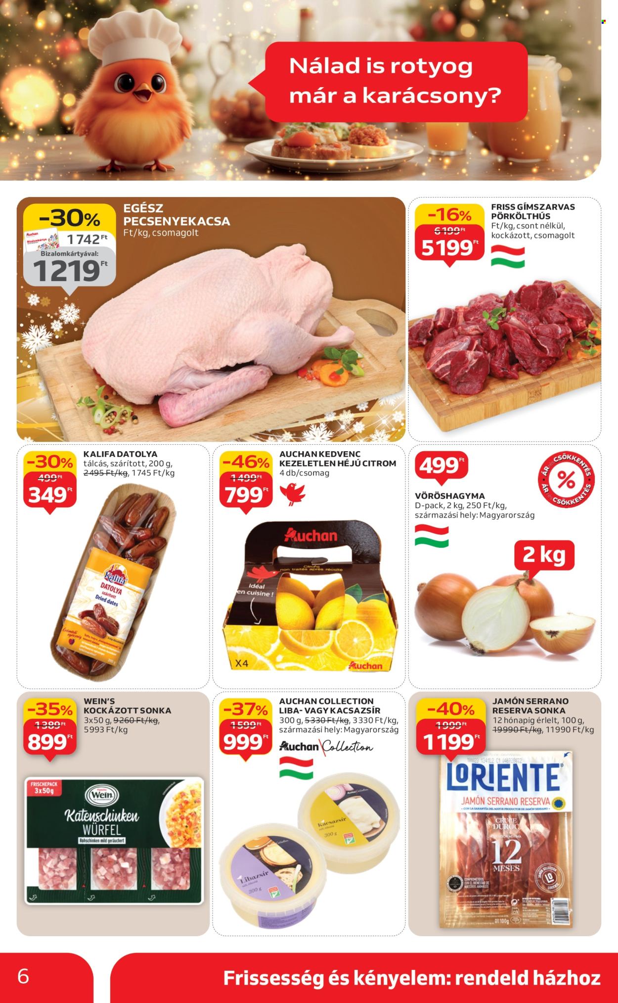 Auchan akciós újságok - 2025.12.04 - 2025.12.10. Oldal 6
