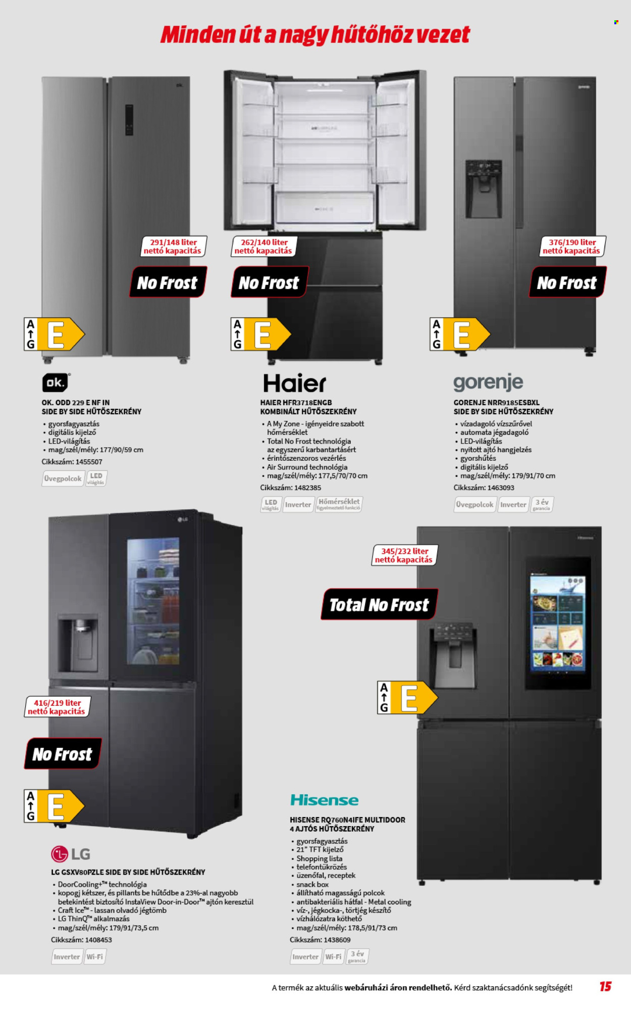 MediaMarkt akciós újságok - 2025.12.03 - 2025.12.31. Oldal 15