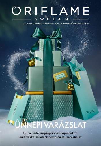 Újság Oriflame - 2025.12.03 - 2025.12.23.