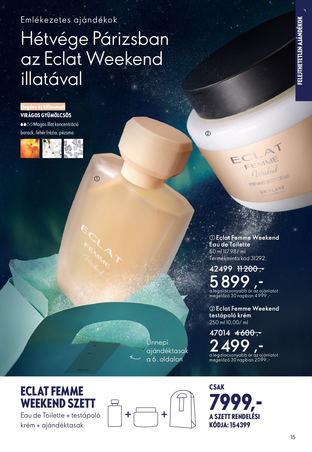 Oriflame akciós újságok - 2025.12.03 - 2025.12.23. Oldal 15