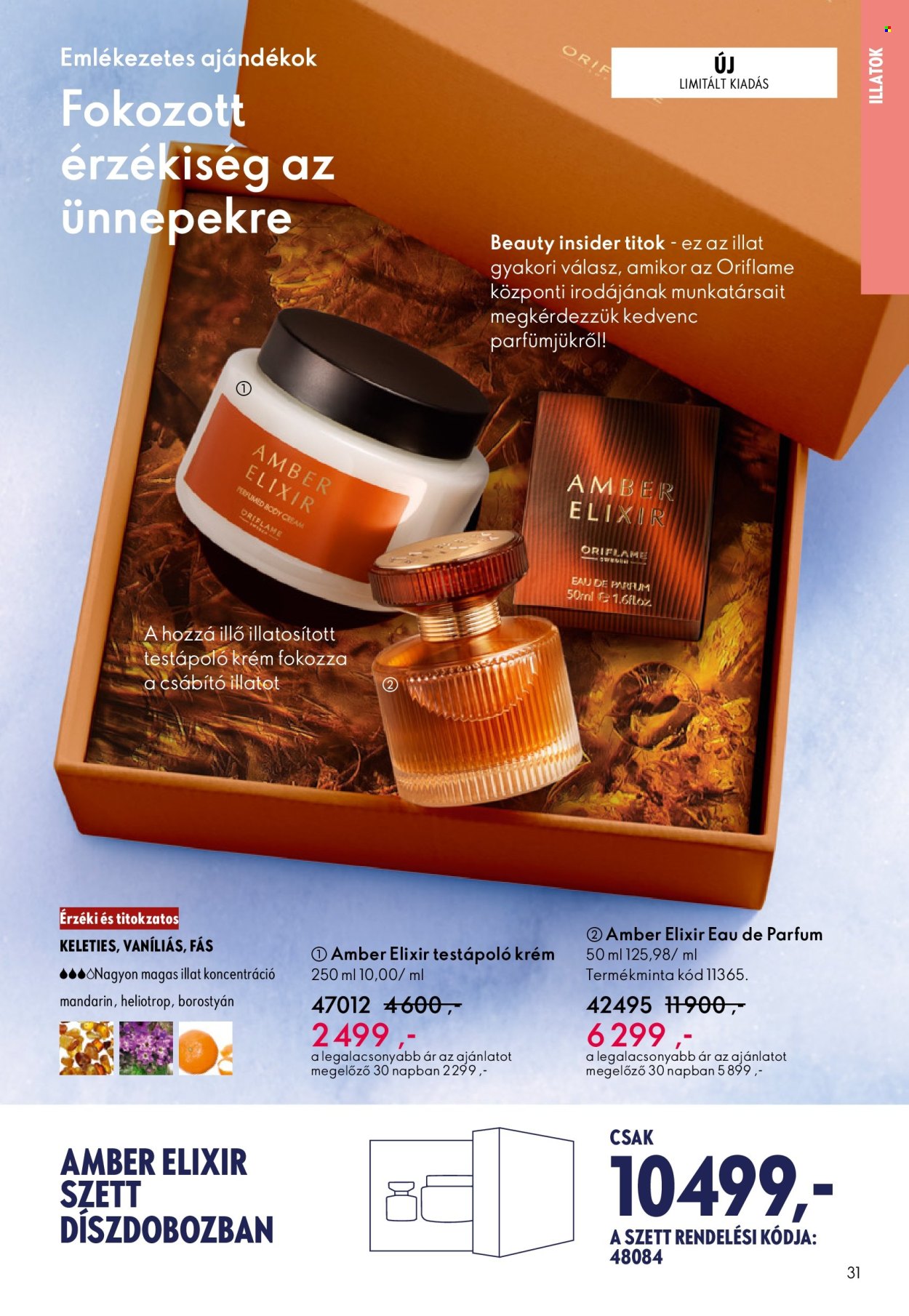 Oriflame akciós újságok - 2025.12.03 - 2025.12.23. Oldal 31
