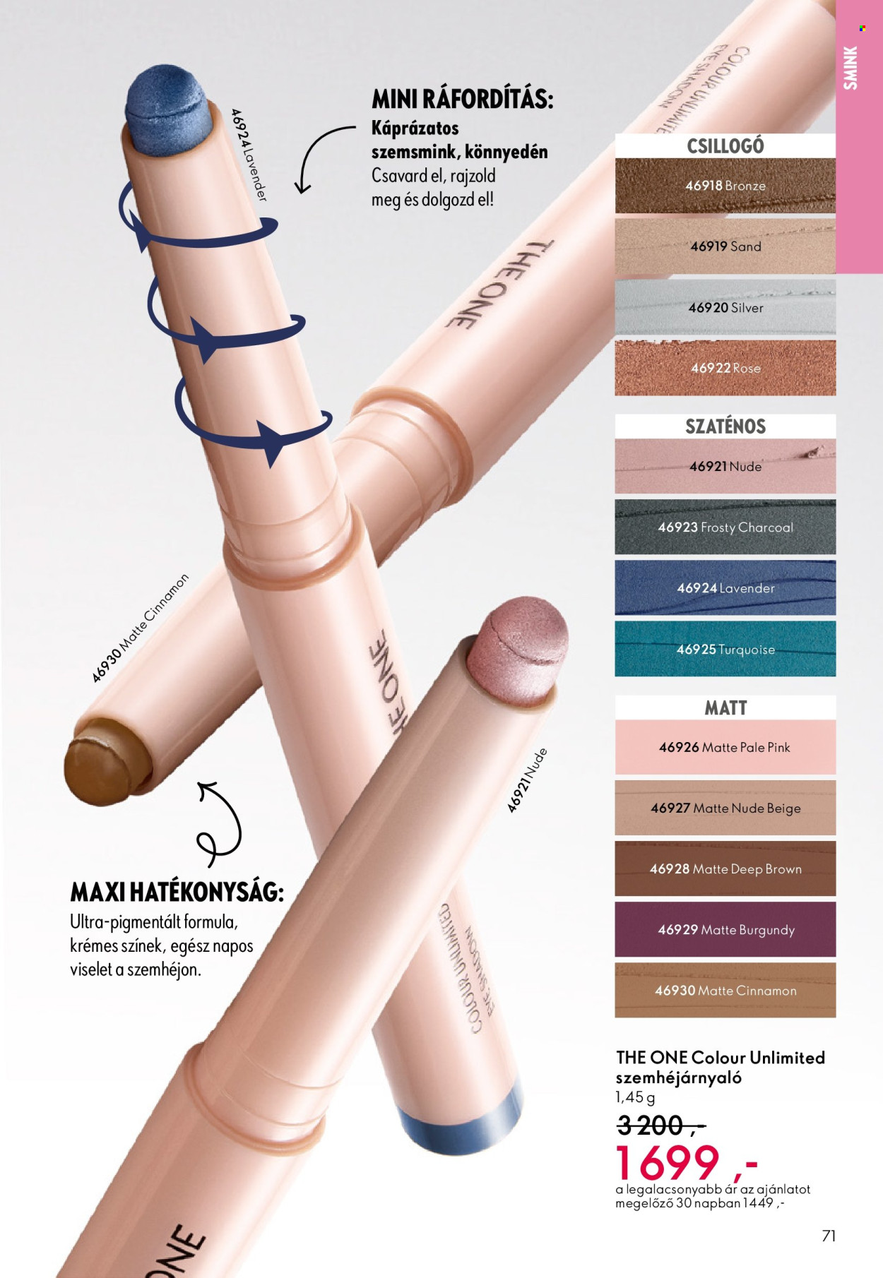 Oriflame akciós újságok - 2025.12.03 - 2025.12.23. Oldal 71