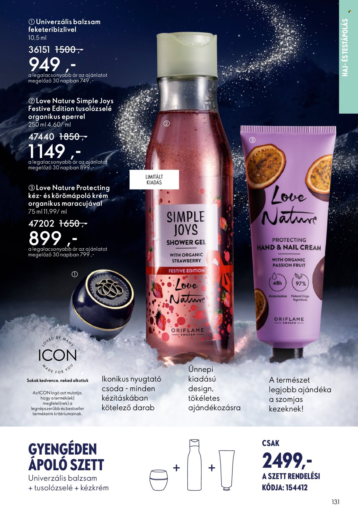 Oriflame akciós újságok - 2025.12.03 - 2025.12.23. Oldal 131