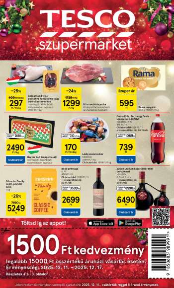 Újság TESCO - 2025.12.11 - 2025.12.17.