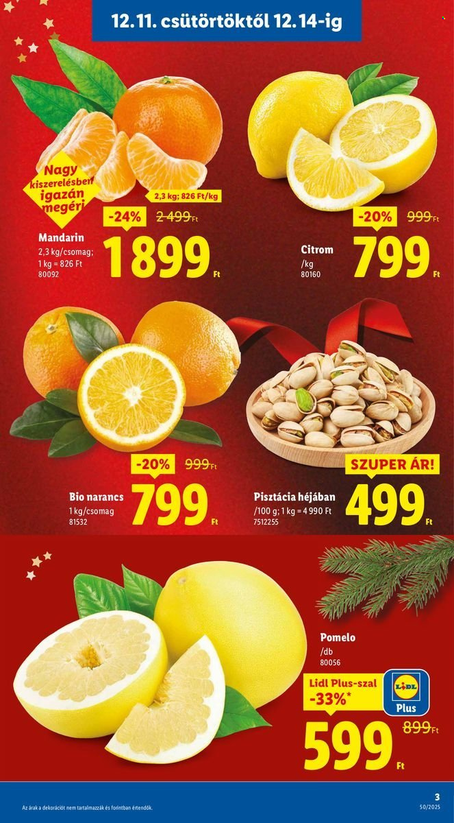 Lidl akciós újságok - 2025.12.11 - 2025.12.17. Oldal 3