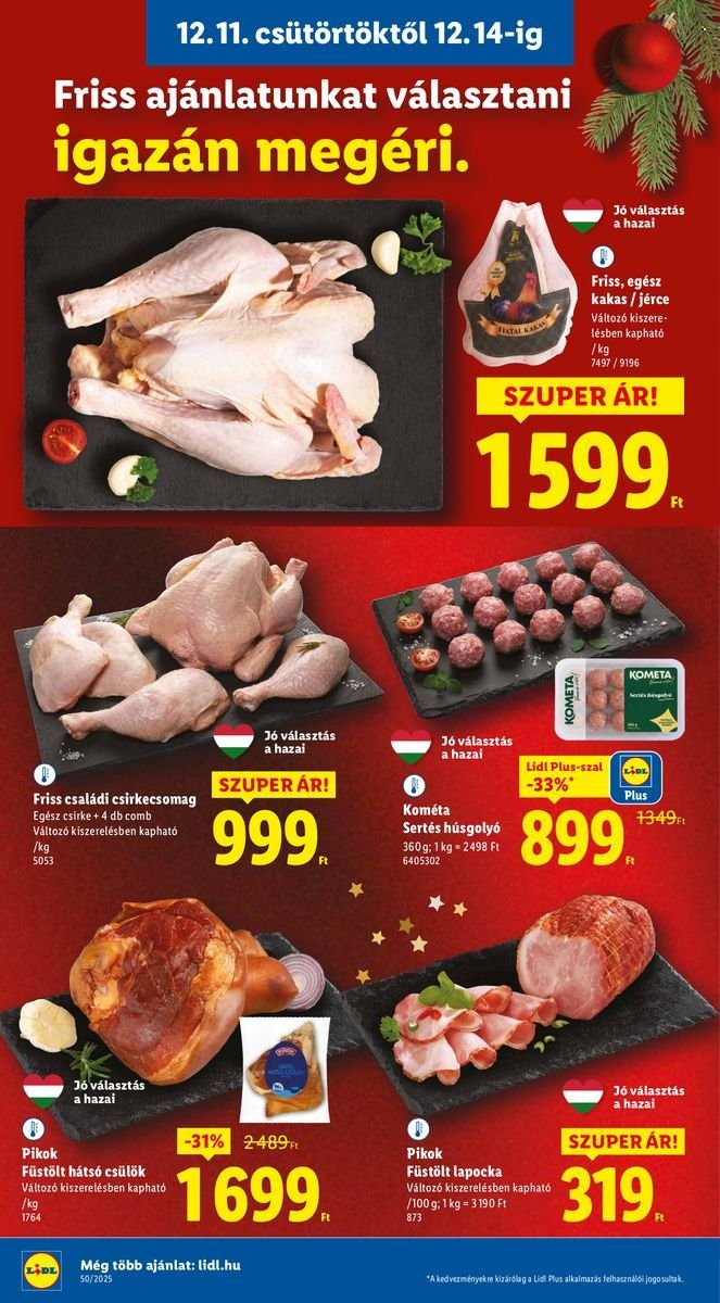 Lidl akciós újságok - 2025.12.11 - 2025.12.17. Oldal 4