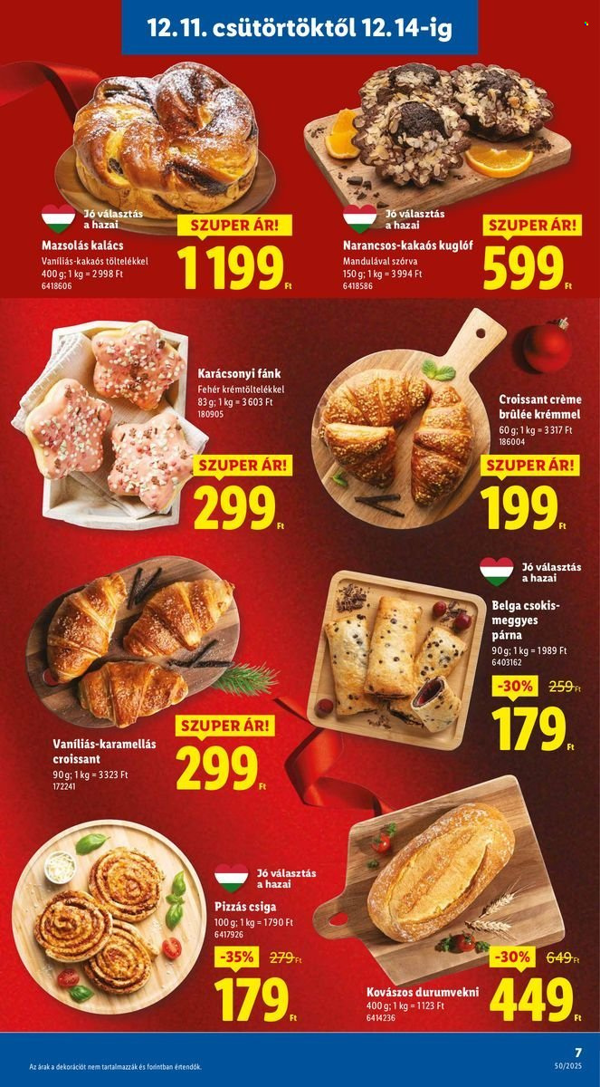 Lidl akciós újságok - 2025.12.11 - 2025.12.17. Oldal 7