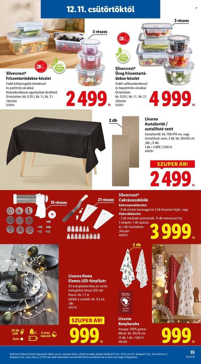 Lidl akciós újságok - 2025.12.11 - 2025.12.17. Oldal 35