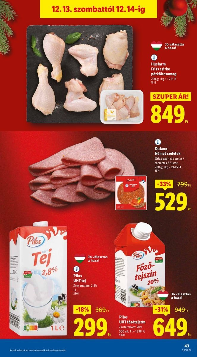 Lidl akciós újságok - 2025.12.11 - 2025.12.17. Oldal 43