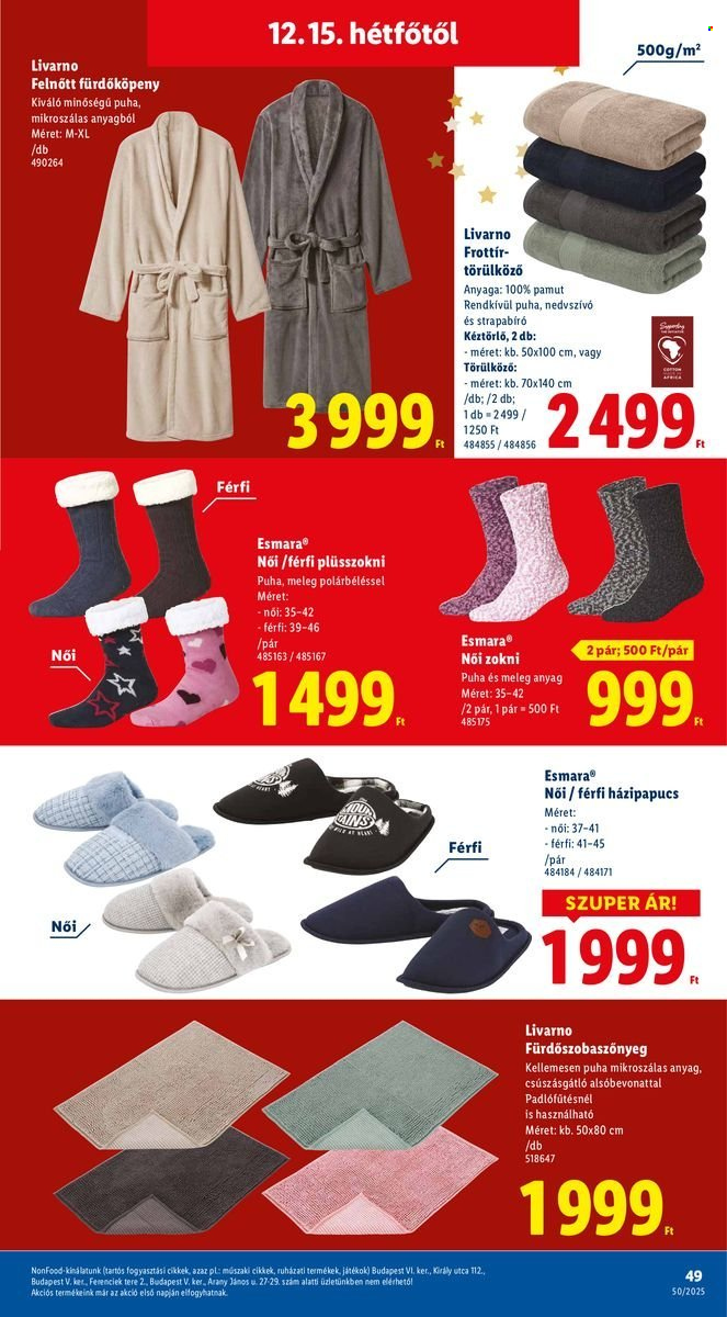 Lidl akciós újságok - 2025.12.11 - 2025.12.17. Oldal 49
