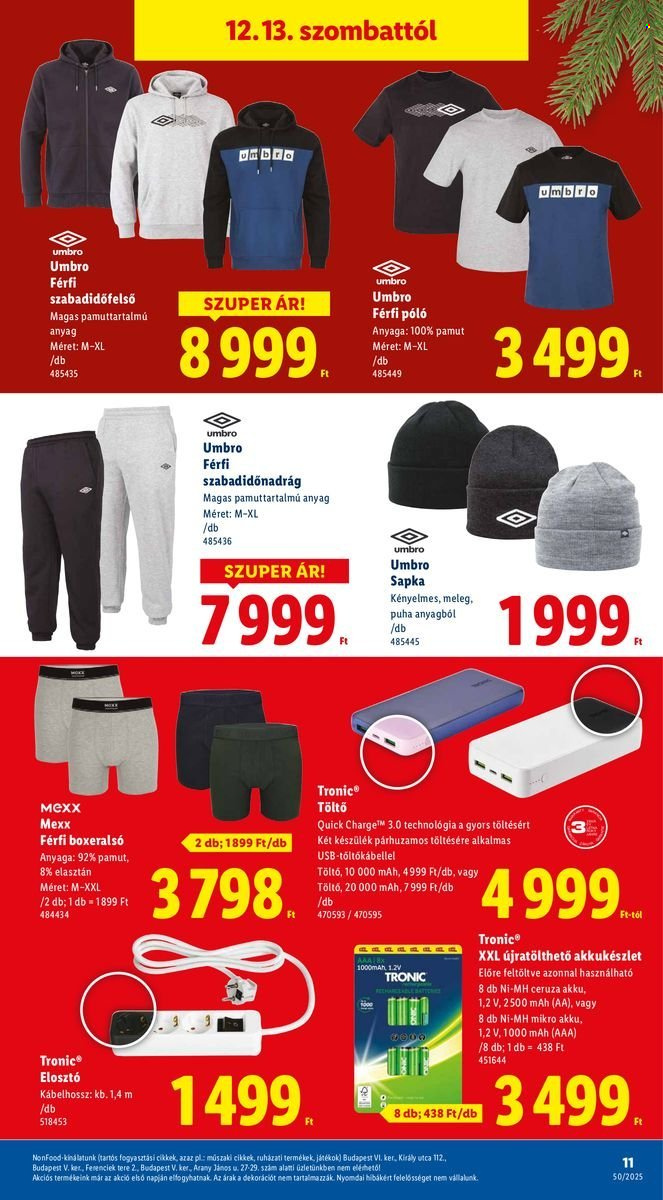 Lidl akciós újságok - 2025.12.11 - 2025.12.17. Oldal 11