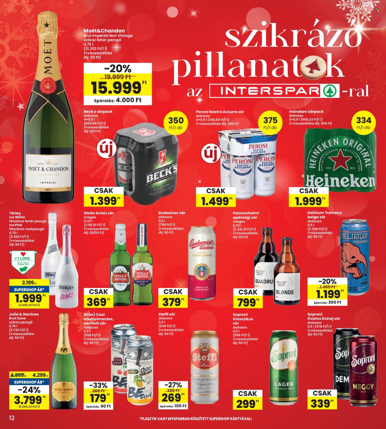 INTERSPAR akciós újságok - 2025.12.11 - 2025.12.17. Oldal 12