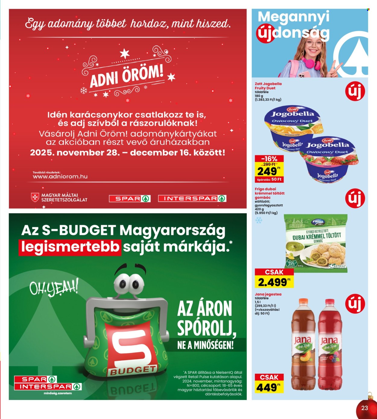 INTERSPAR akciós újságok - 2025.12.11 - 2025.12.17. Oldal 23