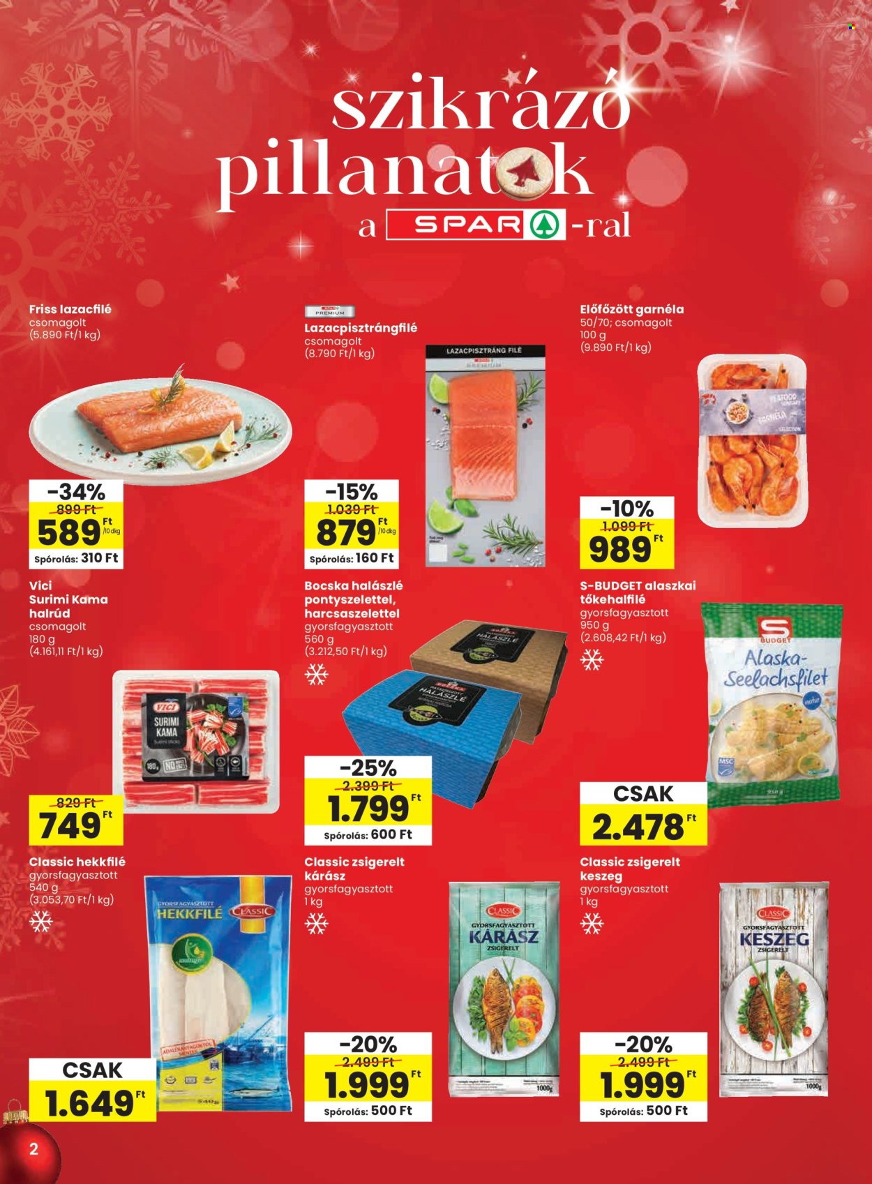 SPAR akciós újságok - 2025.12.11 - 2025.12.17. Oldal 2