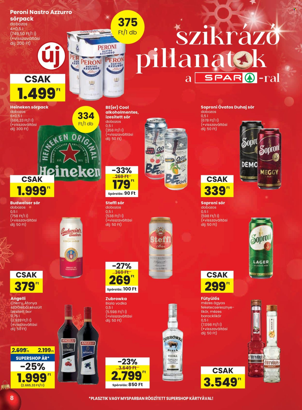 SPAR akciós újságok - 2025.12.11 - 2025.12.17. Oldal 8