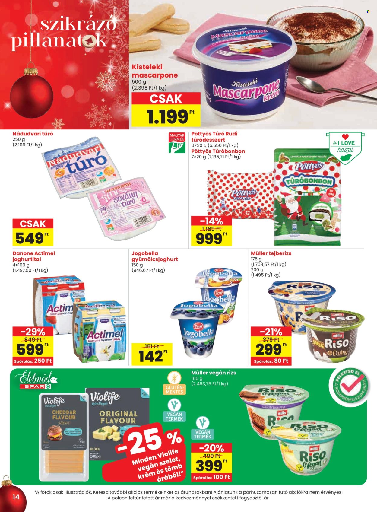 SPAR akciós újságok - 2025.12.11 - 2025.12.17. Oldal 14