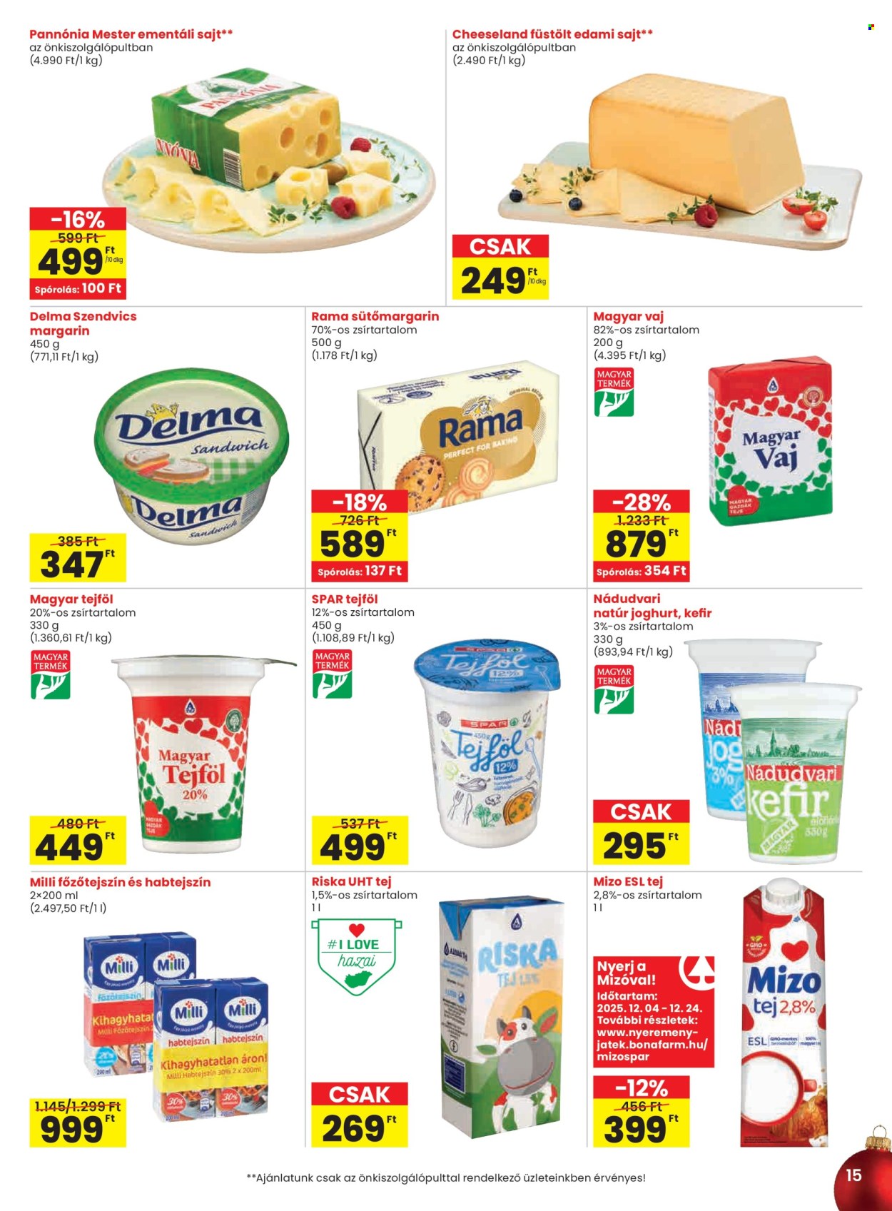 SPAR akciós újságok - 2025.12.11 - 2025.12.17. Oldal 15