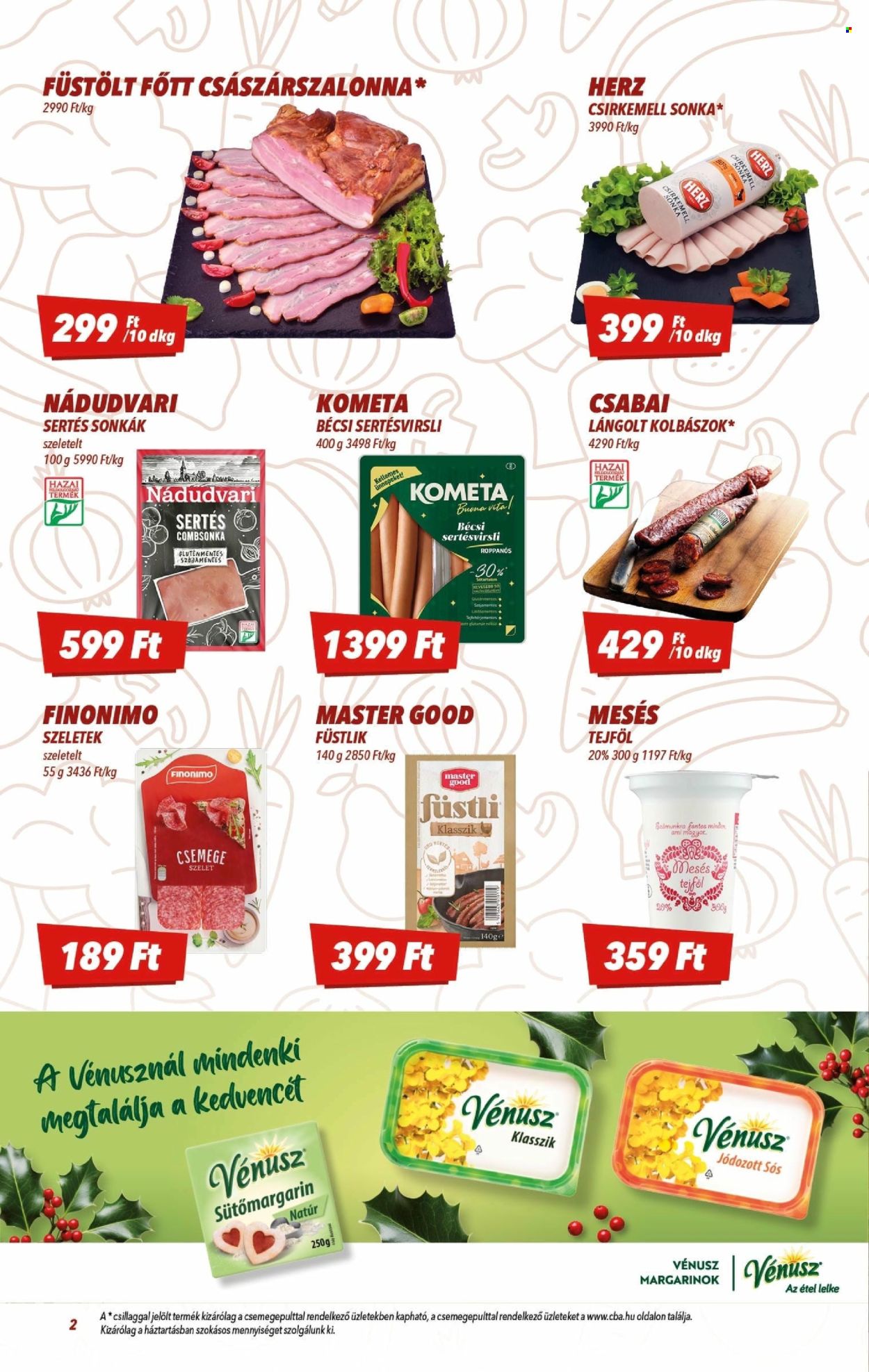 CBA akciós újságok - 2025.12.11 - 2025.12.17. Oldal 2