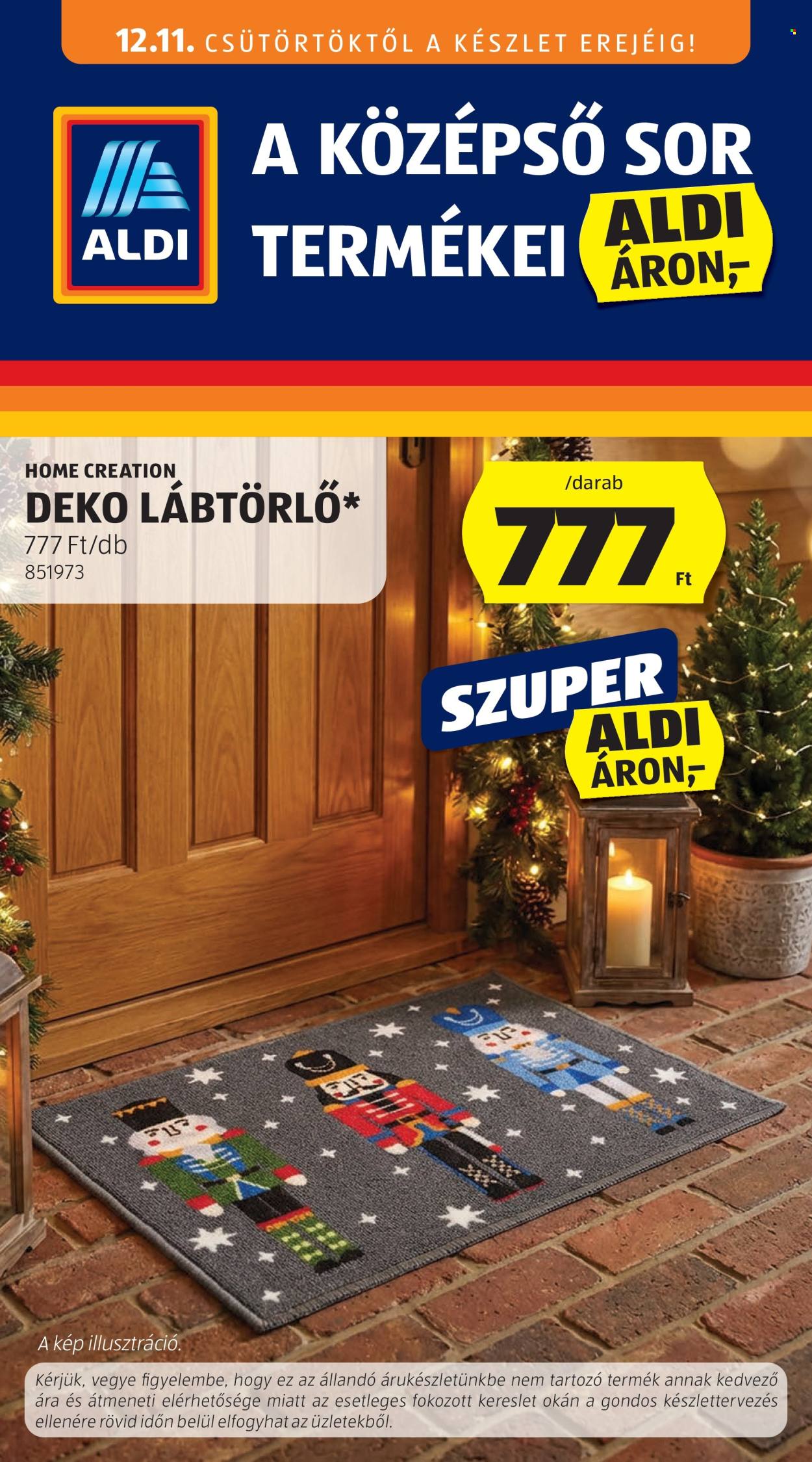 Aldi akciós újságok - 2025.12.11 - 2025.12.17. Oldal 1