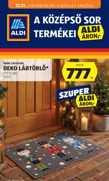 Újság Aldi - 2025.12.11 - 2025.12.17.