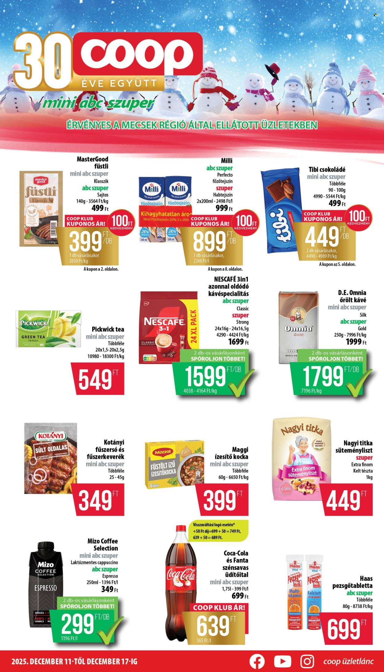 Coop akciós újságok - 2025.12.11 - 2025.12.17. Oldal 1