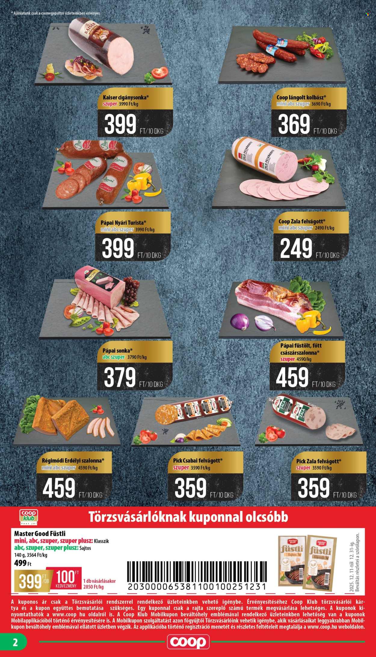 Coop akciós újságok - 2025.12.11 - 2025.12.17. Oldal 2