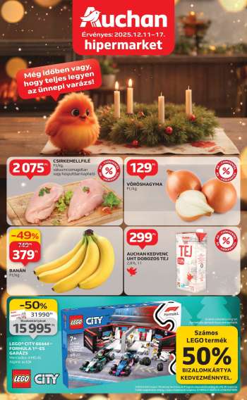 Újság Auchan - 2025.12.11 - 2025.12.17.