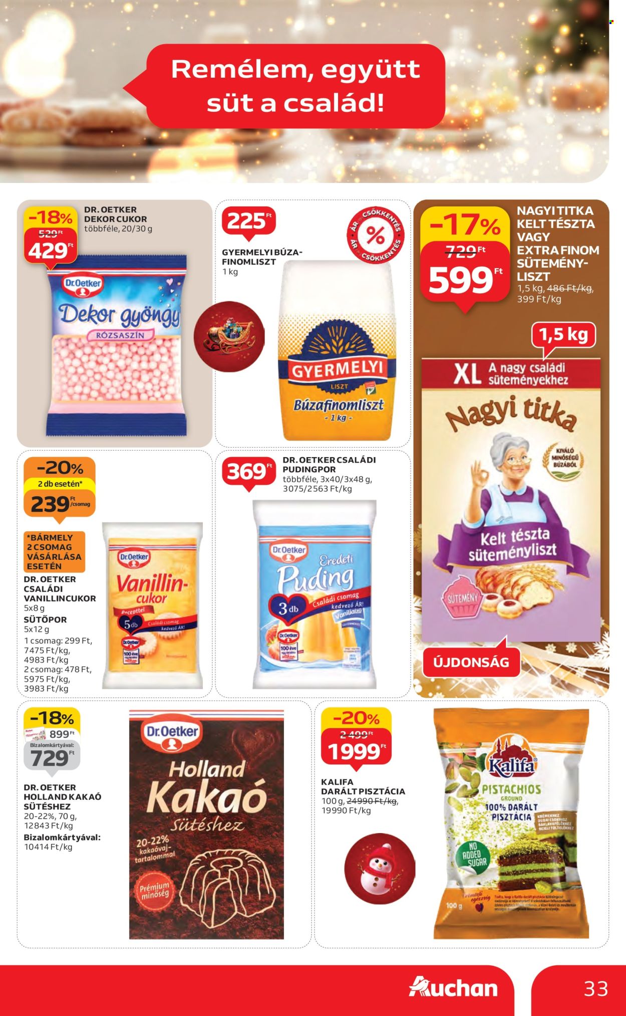 Auchan akciós újságok - 2025.12.11 - 2025.12.17. Oldal 33