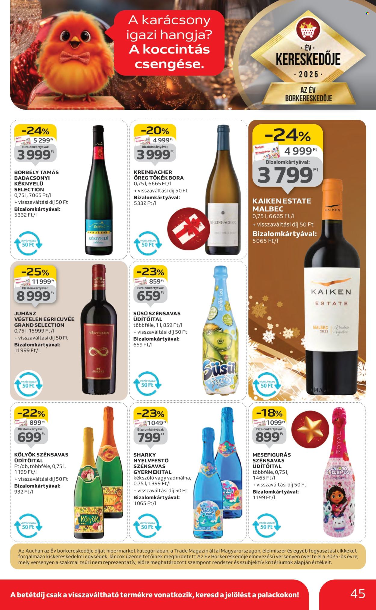 Auchan akciós újságok - 2025.12.11 - 2025.12.17. Oldal 45