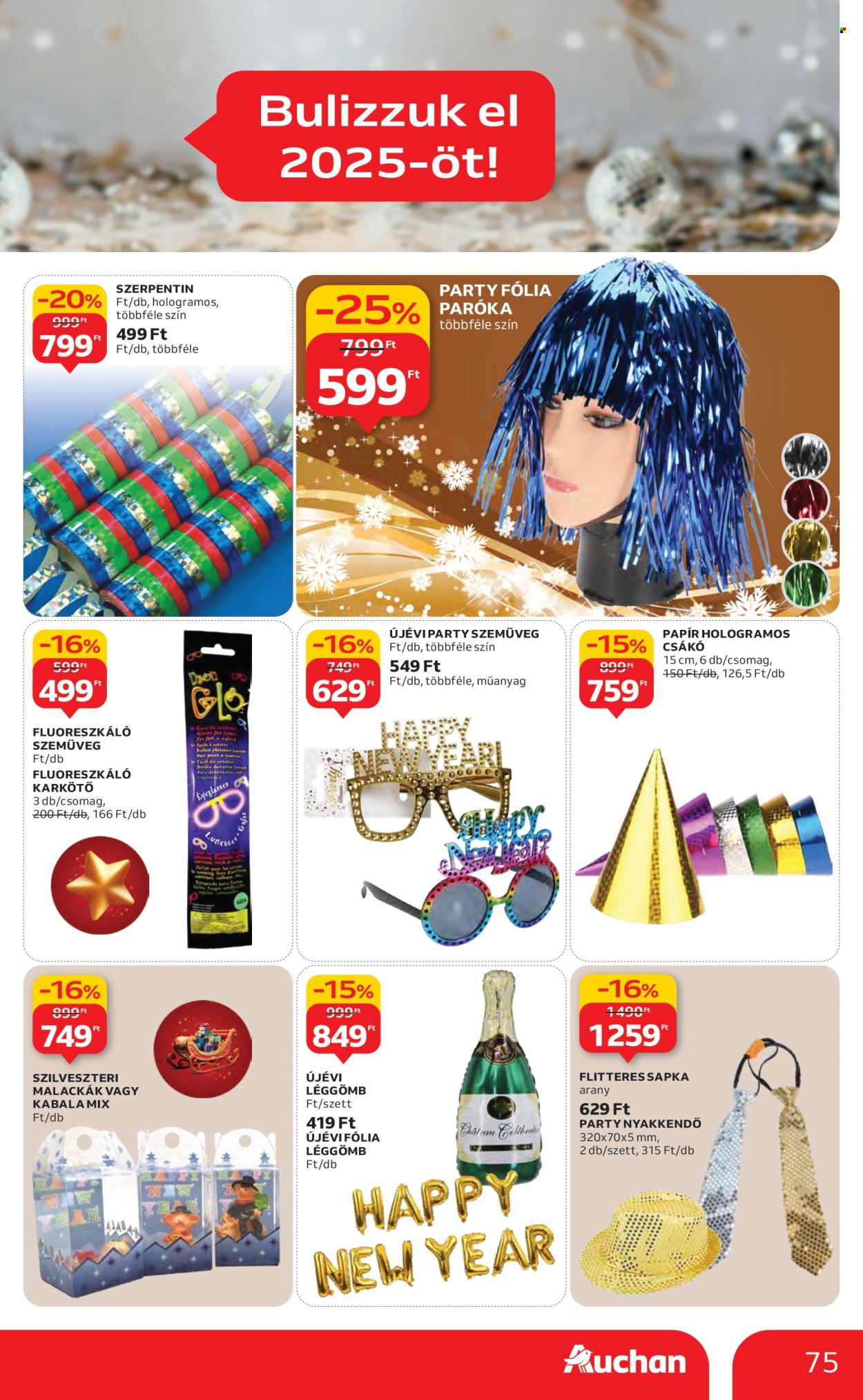 Auchan akciós újságok - 2025.12.11 - 2025.12.17. Oldal 75