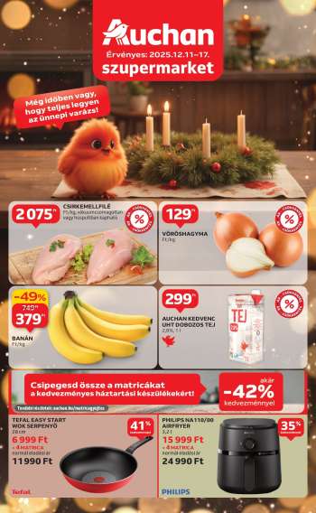 Újság Auchan - 2025.12.11 - 2025.12.17.